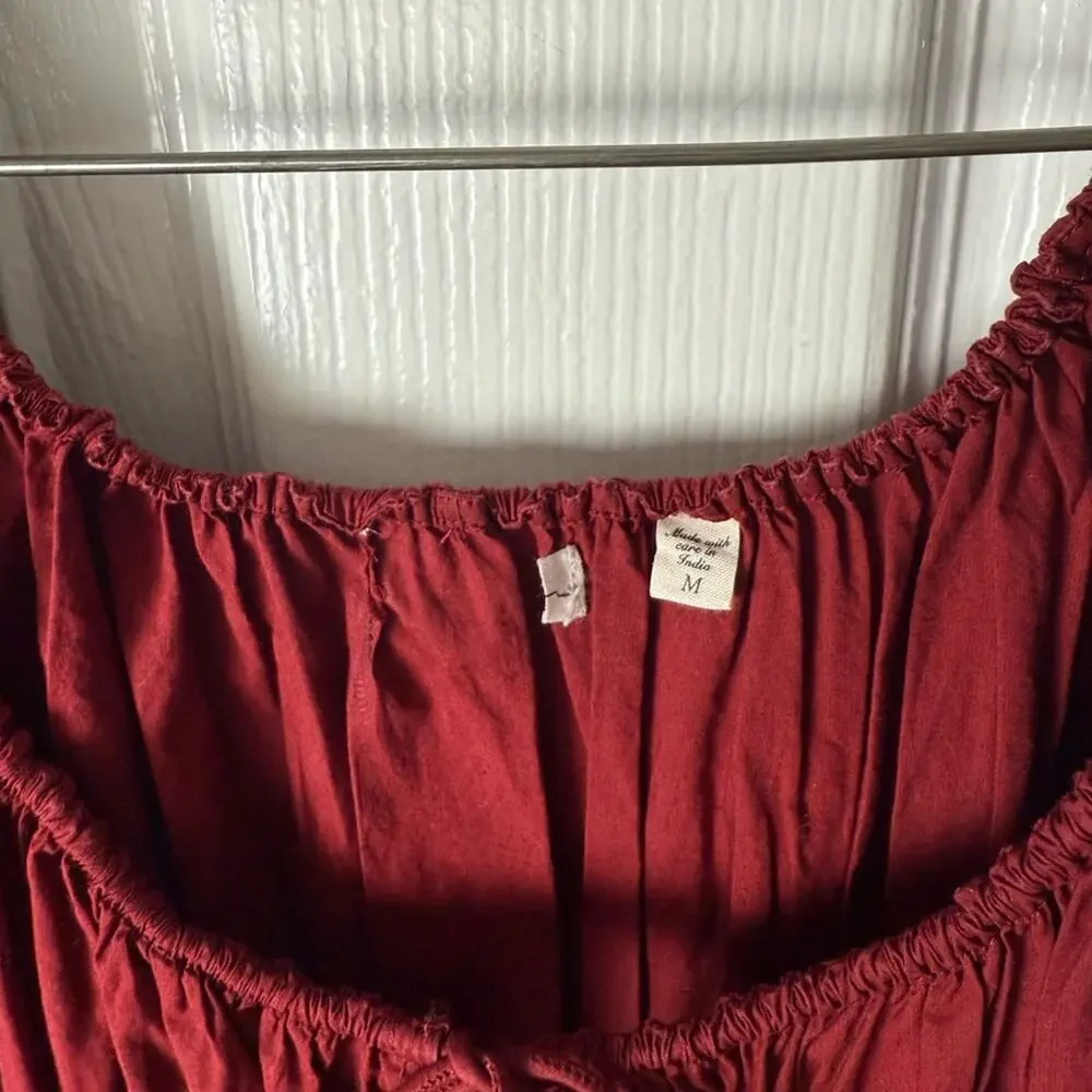 Doen Quintessa Dress in Deep Crimson M - Picture 6 of 7